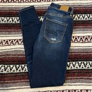 Distressed American Eagle Jeans